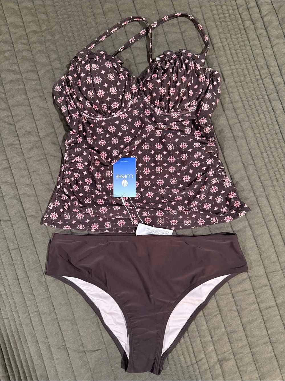 Cupshe flattering brown